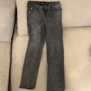 Hudson girls size 7 black jeans